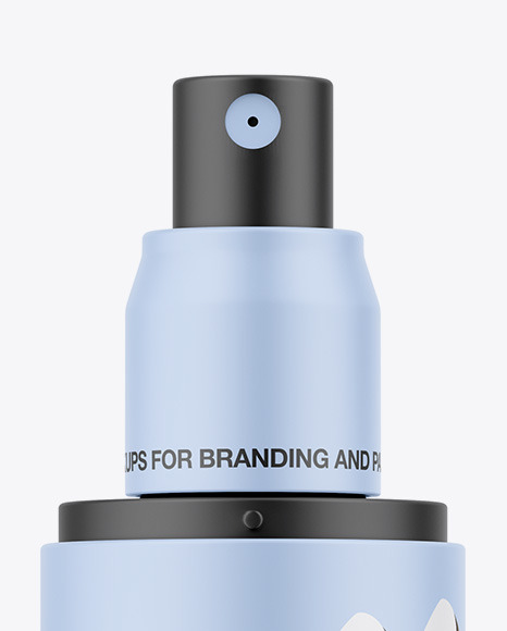 Matte Spray Bottle Mockup