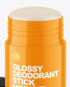 70g Glossy Plastic Deodorant Stick Mockup