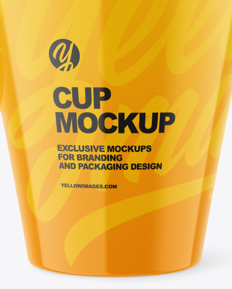 Glossy Cup Mockup