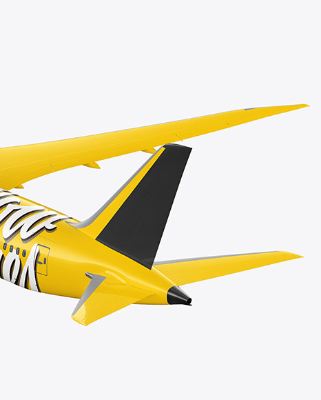 Aircraft Mockup - Back Half Side View