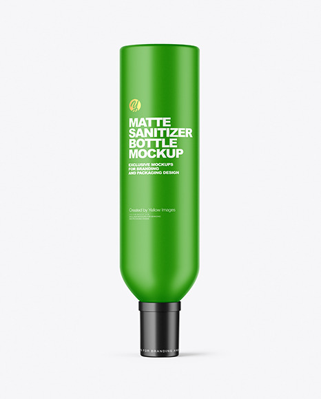 Matte Sanitizer Bottle Mockup Matte Sanitizer Bottle Mockup