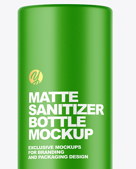 Matte Sanitizer Bottle Mockup