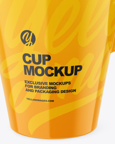 Glossy Cup Mockup