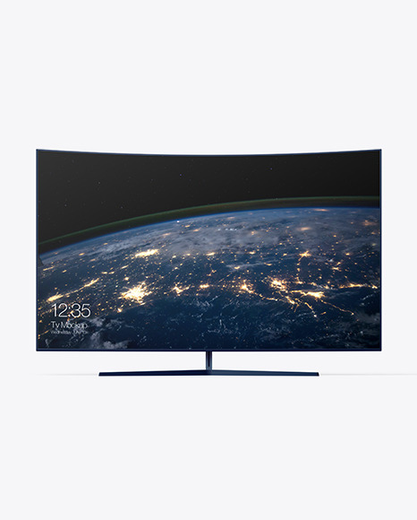 Curved Tv Mockup