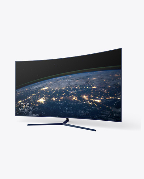 Curved Tv Mockup