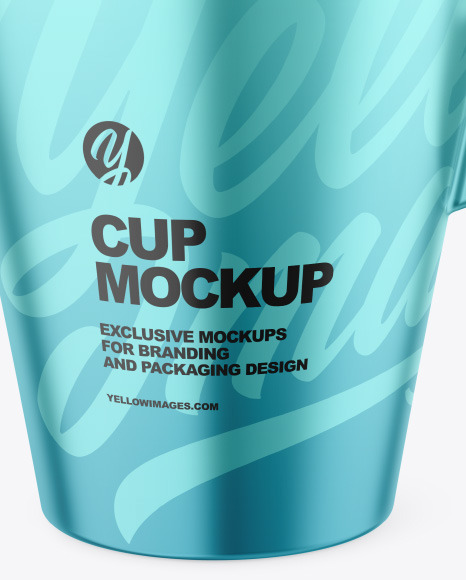 Metallic Cup Mockup