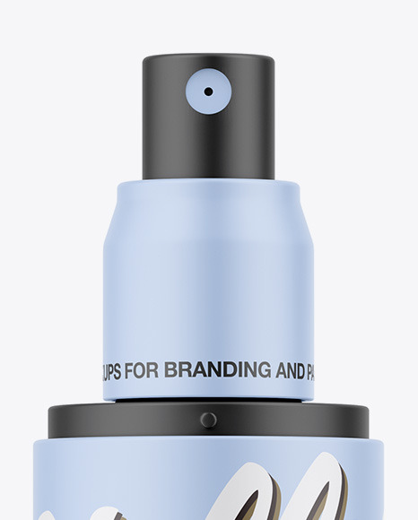 Matte Spray Bottle Mockup