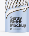 Matte Spray Bottle Mockup