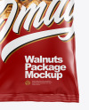 Clear Plastic Pack w/ Walnuts Mockup