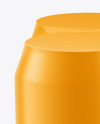 4 Cans in Shrink Wrap Mockup