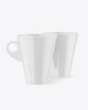 Two Glossy Cups Mockup