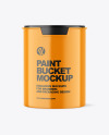 Glossy Paint Bucket Mockup