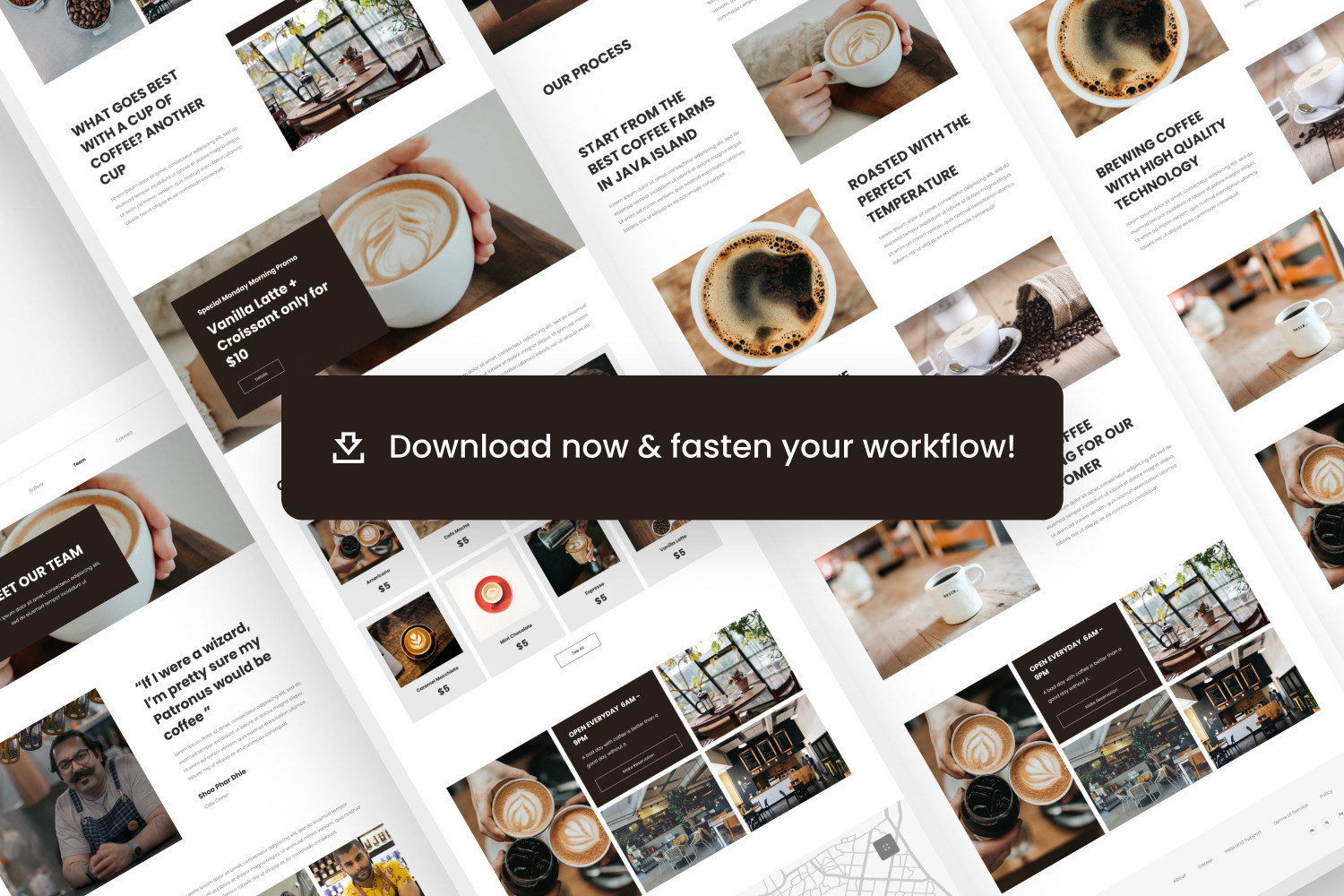 Restaurant and Cafe Website Template