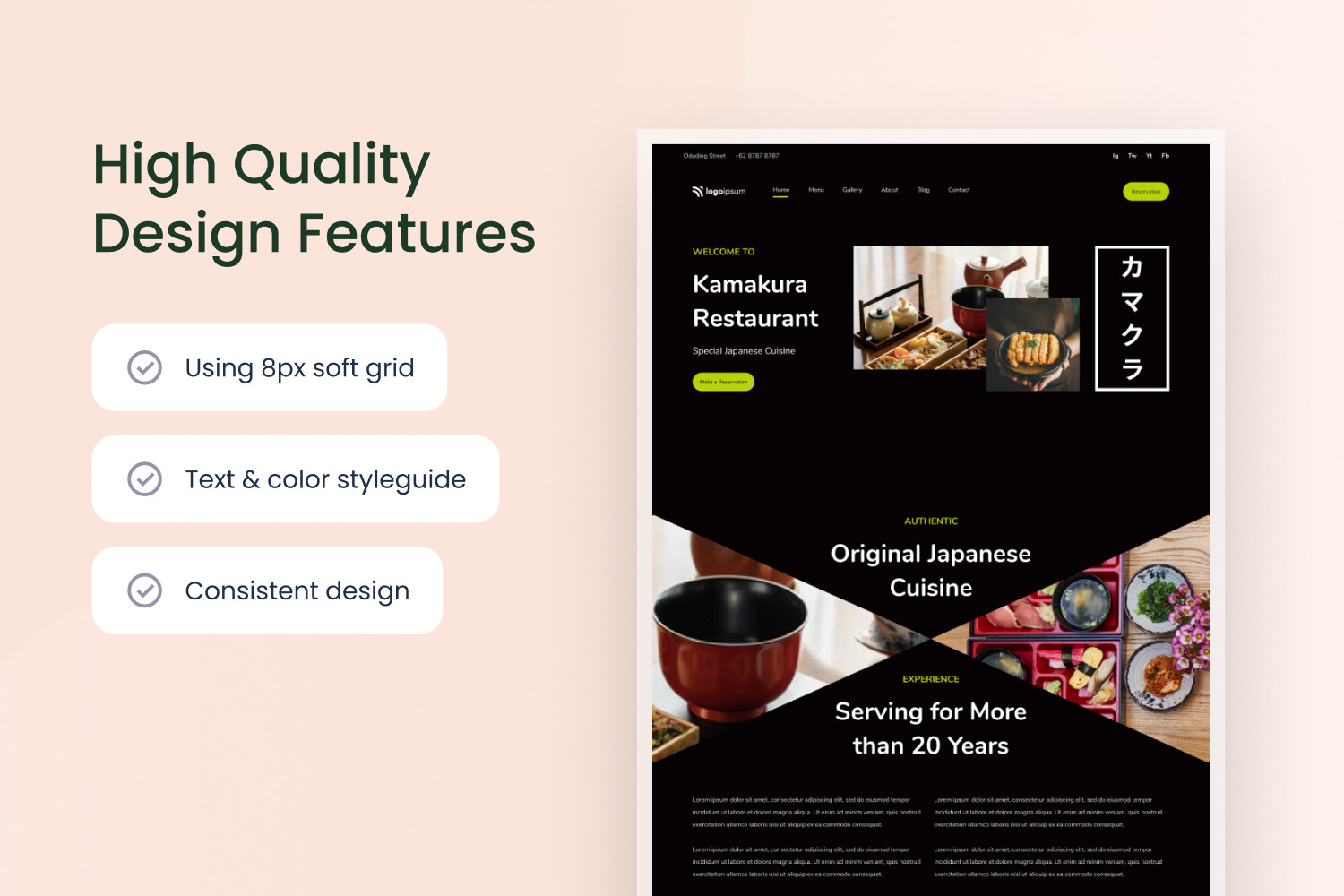 Restaurant Website Template Restaurant Website Template