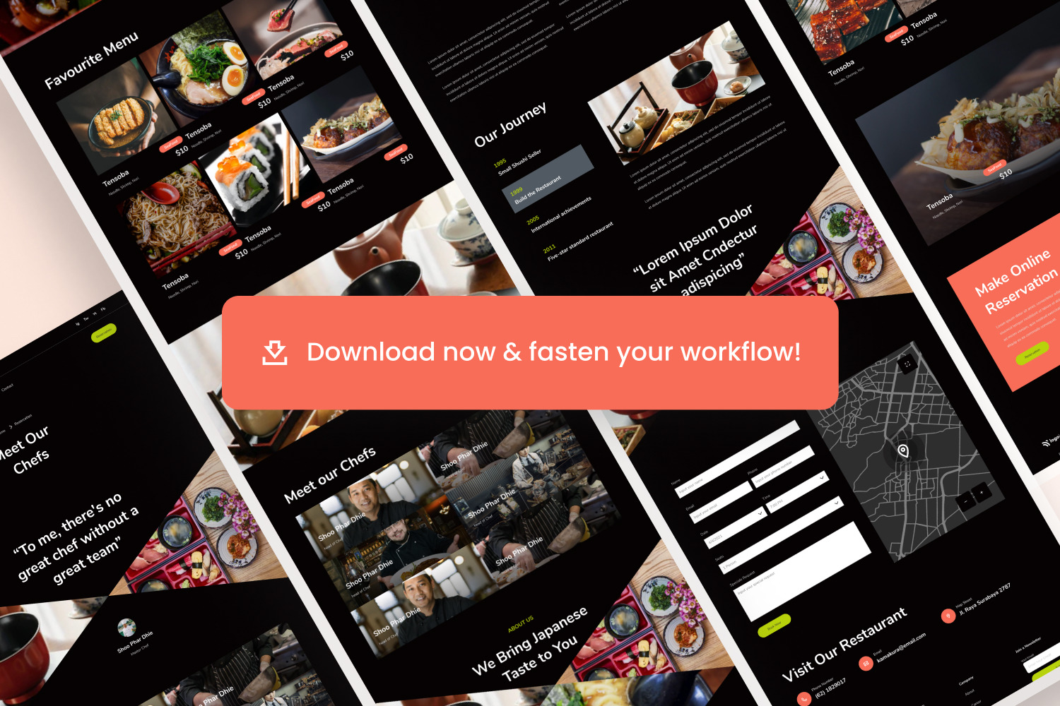 Restaurant Website Template Restaurant Website Template