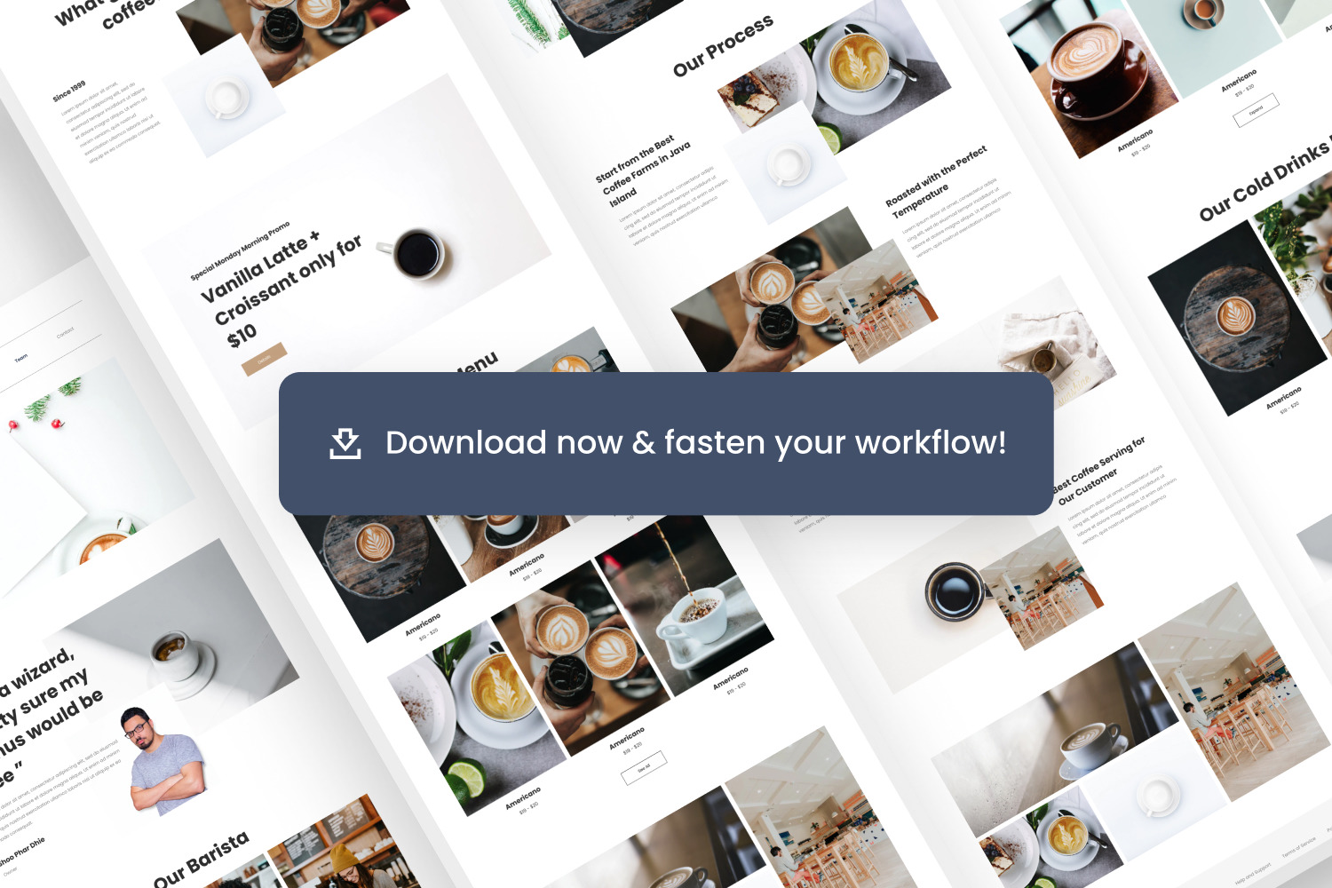 Restaurant and Cafe Website Template