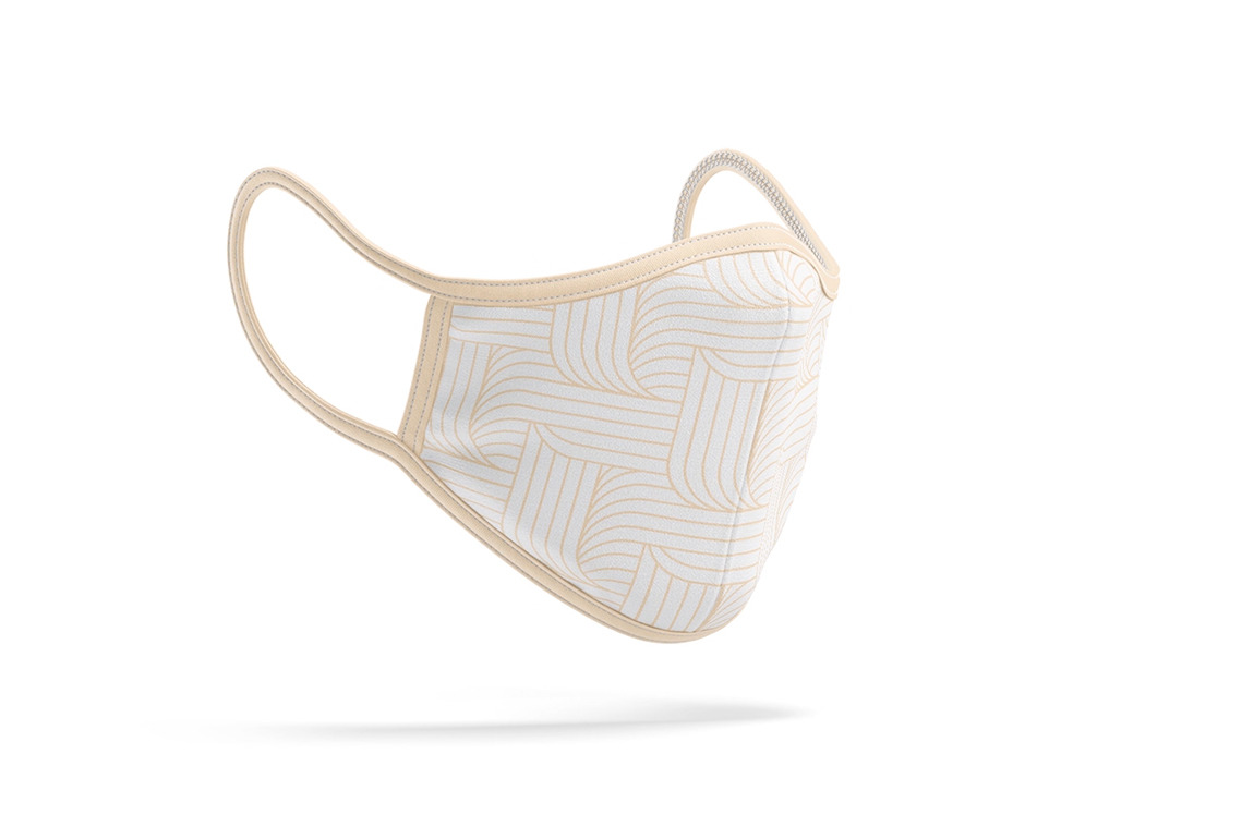 Fabric Face Mask Animated Mockup Fabric Face Mask Animated Mockup