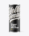 Matte Paper Tube Mockup