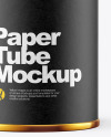 Matte Paper Tube Mockup