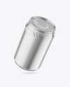 250ml Matte Metallic Drink Can w/ Foil Lid Mockup