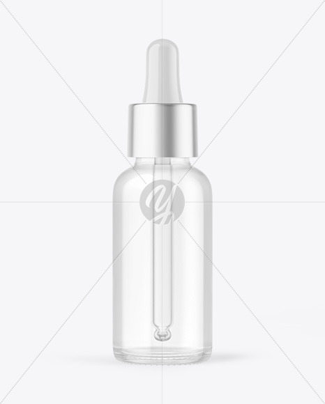 Clear Glass Dropper Bottle Mockup Clear Glass Dropper Bottle Mockup