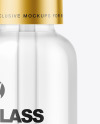 Clear Glass Dropper Bottle Mockup Clear Glass Dropper Bottle Mockup