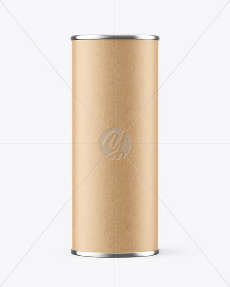 Kraft Paper Tube Mockup