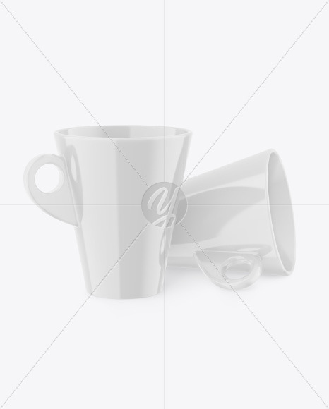 Two Glossy Cups Mockup