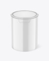 Glossy Paint Bucket Mockup