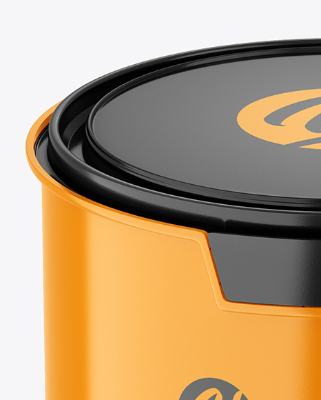 Glossy Paint Bucket Mockup