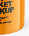 Glossy Paint Bucket Mockup