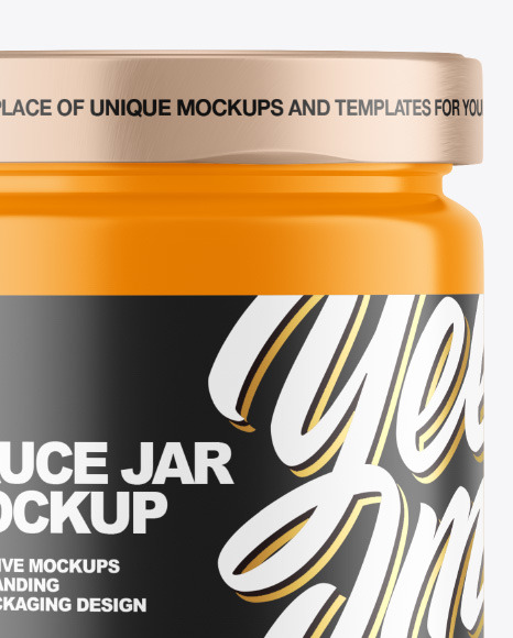 Glossy Jar Mockup