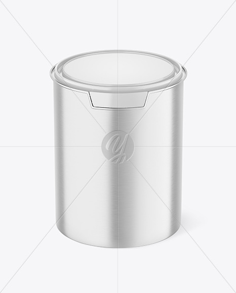 Metallic Paint Bucket Mockup