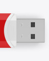 Matte USB Flash Drive Mockup
