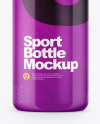 Glossy Water Bottle Mockup