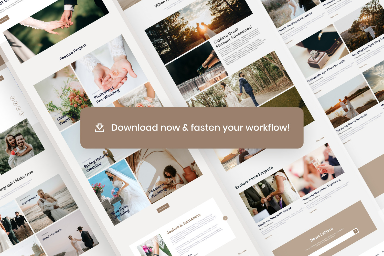 Photography Freelance Website Template Photography Freelance Website Template