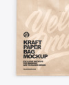 Kraft Paper Bag Mockup