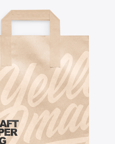 Kraft Paper Bag Mockup