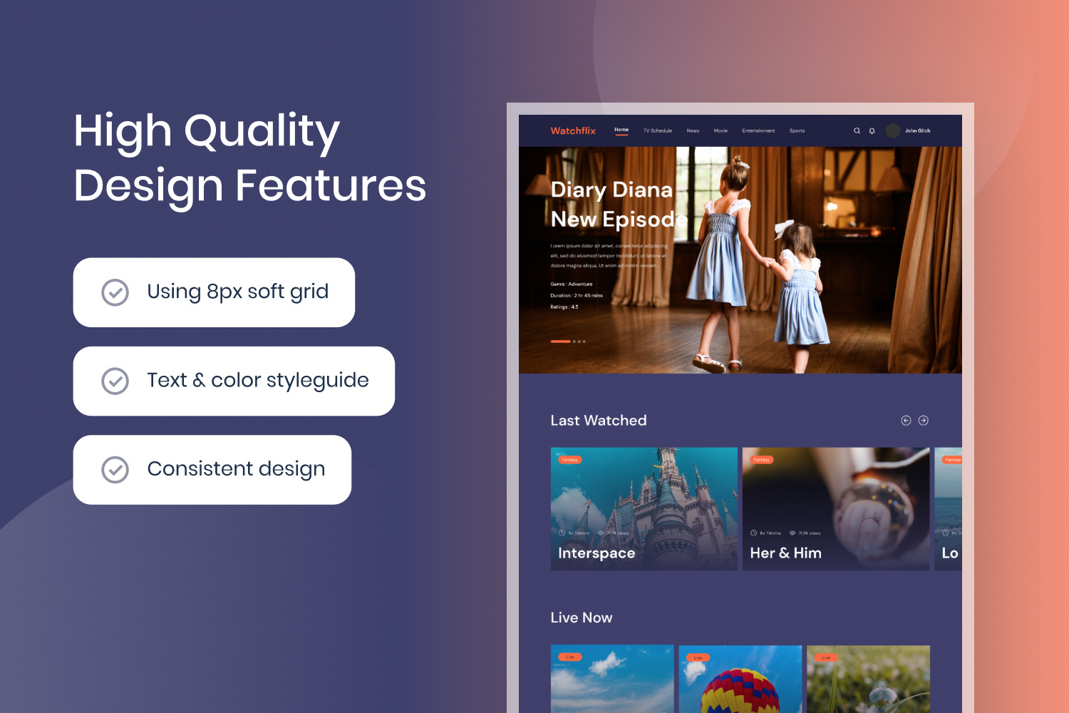 Film & TV Provider Website Template Film & TV Provider Website Template