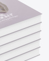 Hardcover Books w/ Matte Cover Mockup