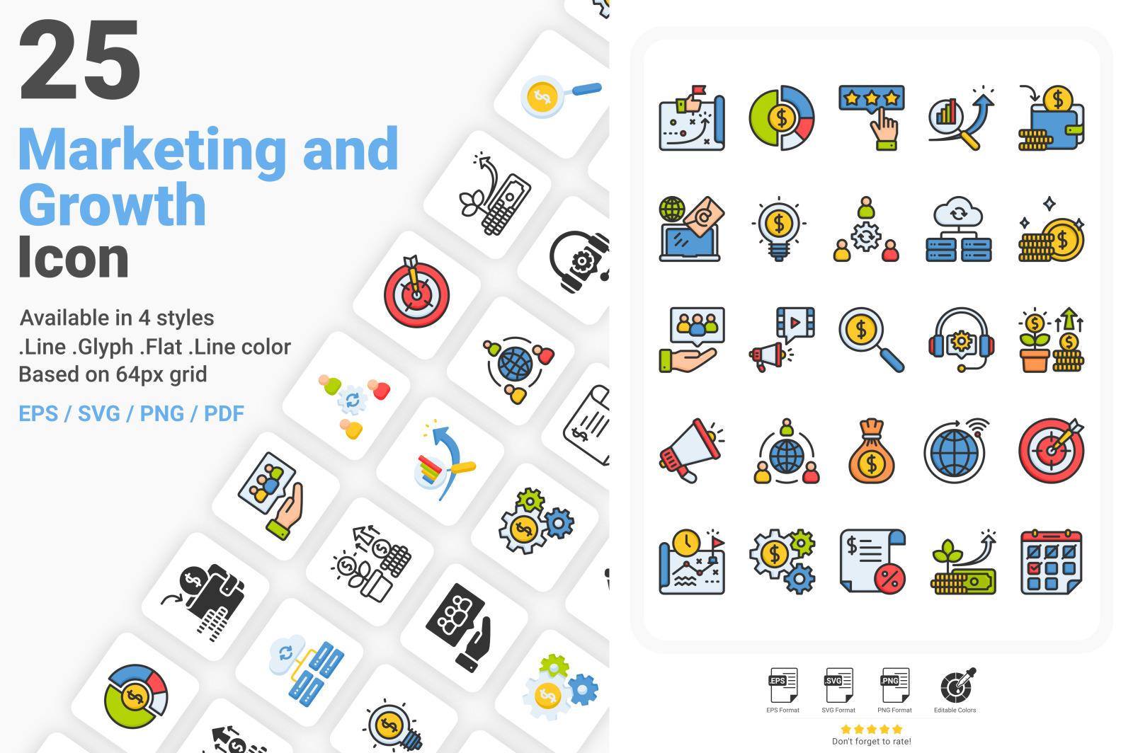 Marketing And Growth Icons Pack