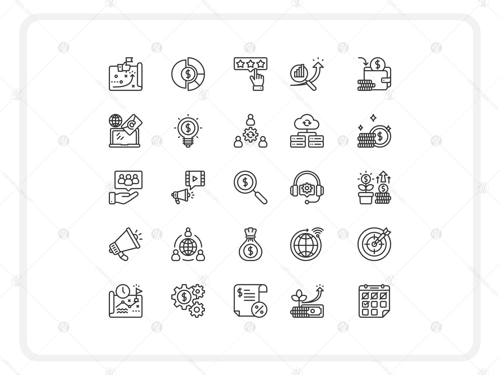 Marketing And Growth Icons Pack Marketing And Growth Icons Pack