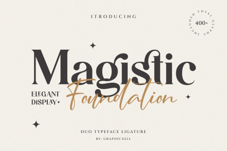 Magistic - Duo Ligature Typeface - Wedding party