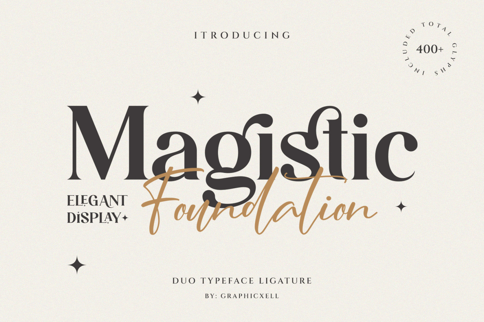 Magistic - Duo Ligature Typeface Magistic - Duo Ligature Typeface