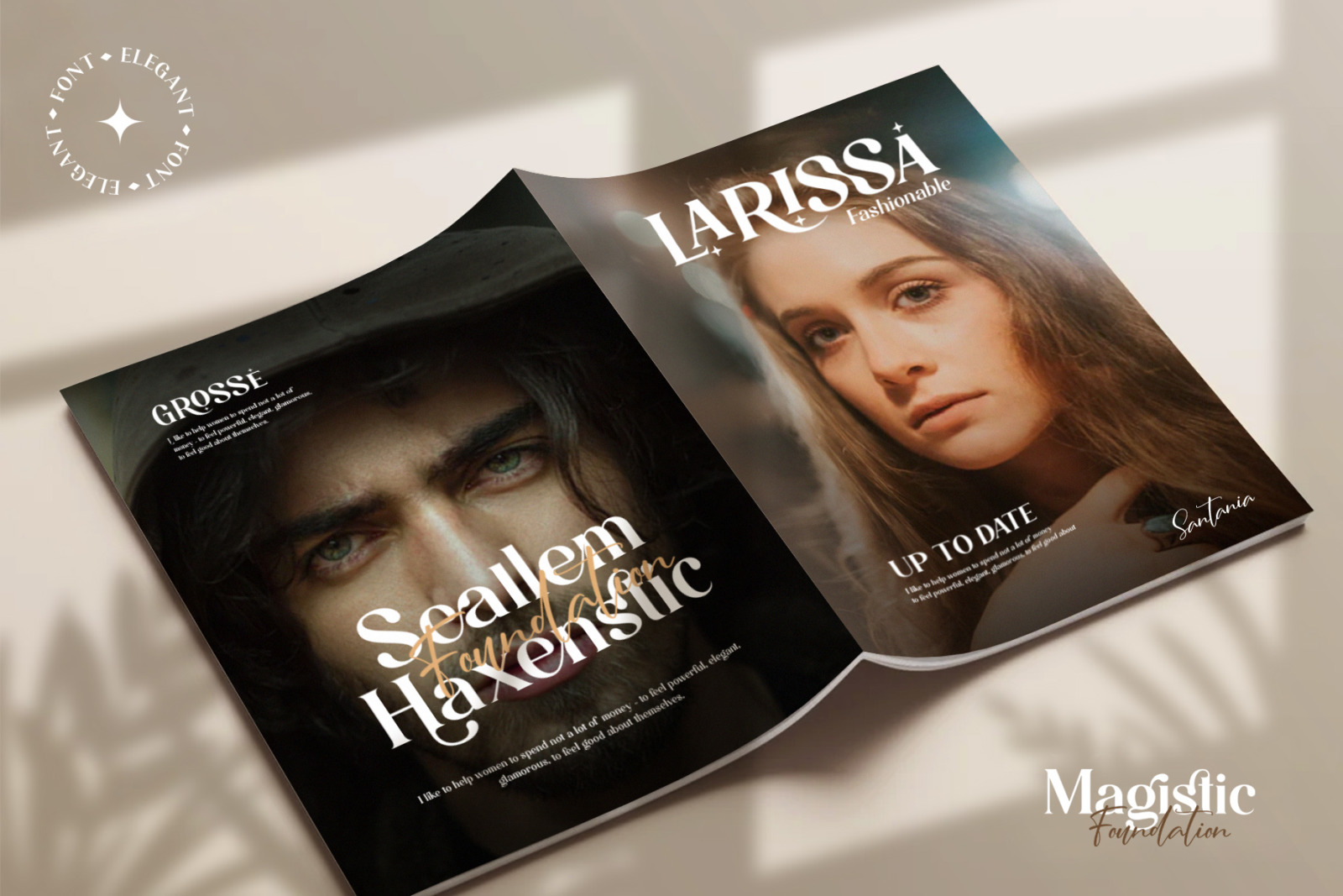 Magistic - Duo Ligature Typeface Magistic - Duo Ligature Typeface