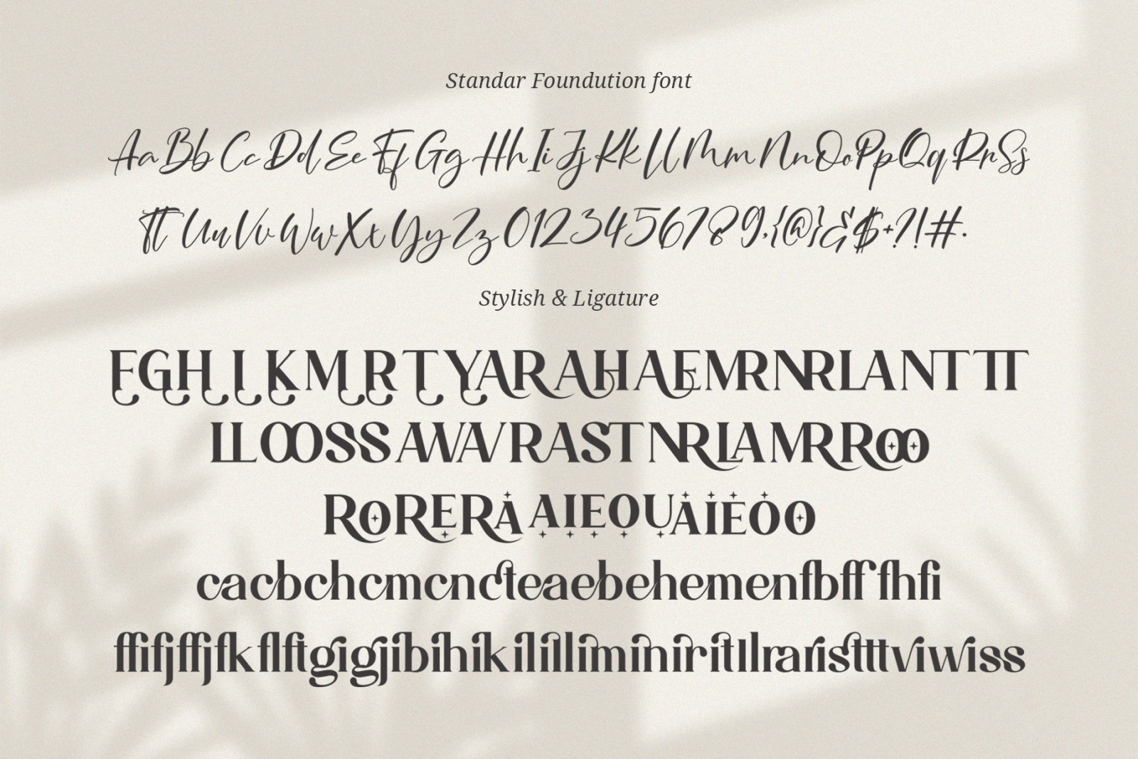 Magistic - Duo Ligature Typeface Magistic - Duo Ligature Typeface