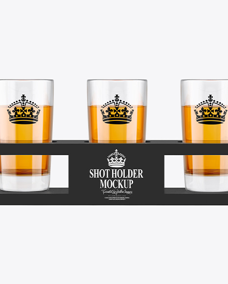 Shot Holder Mockup