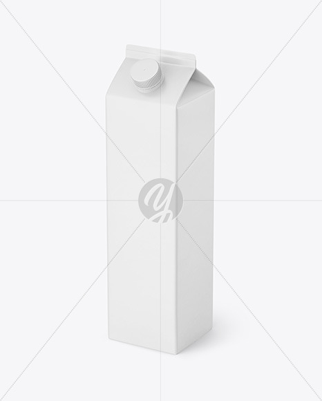 1000ml Carton Pack Mockup