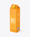 1000ml Carton Pack Mockup