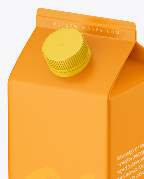 1000ml Carton Pack Mockup